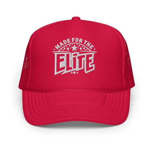Red Elite trucker hat